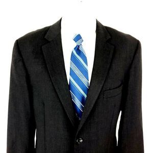Wilke Rodriguez Wool 2 Button Suit Jacket 40R Gray‎
